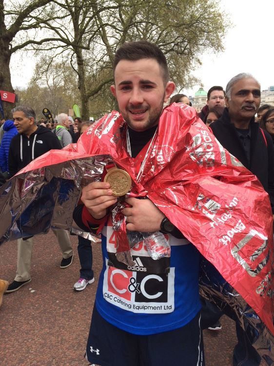London Marathon C&C Catering Equipment Ltd Teenage Cancer Trust Luke McIntosh