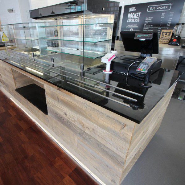 Railway Technical Centre Staff Catering Facilities. Servery Counter. C&C Catering Equipment Ltd project